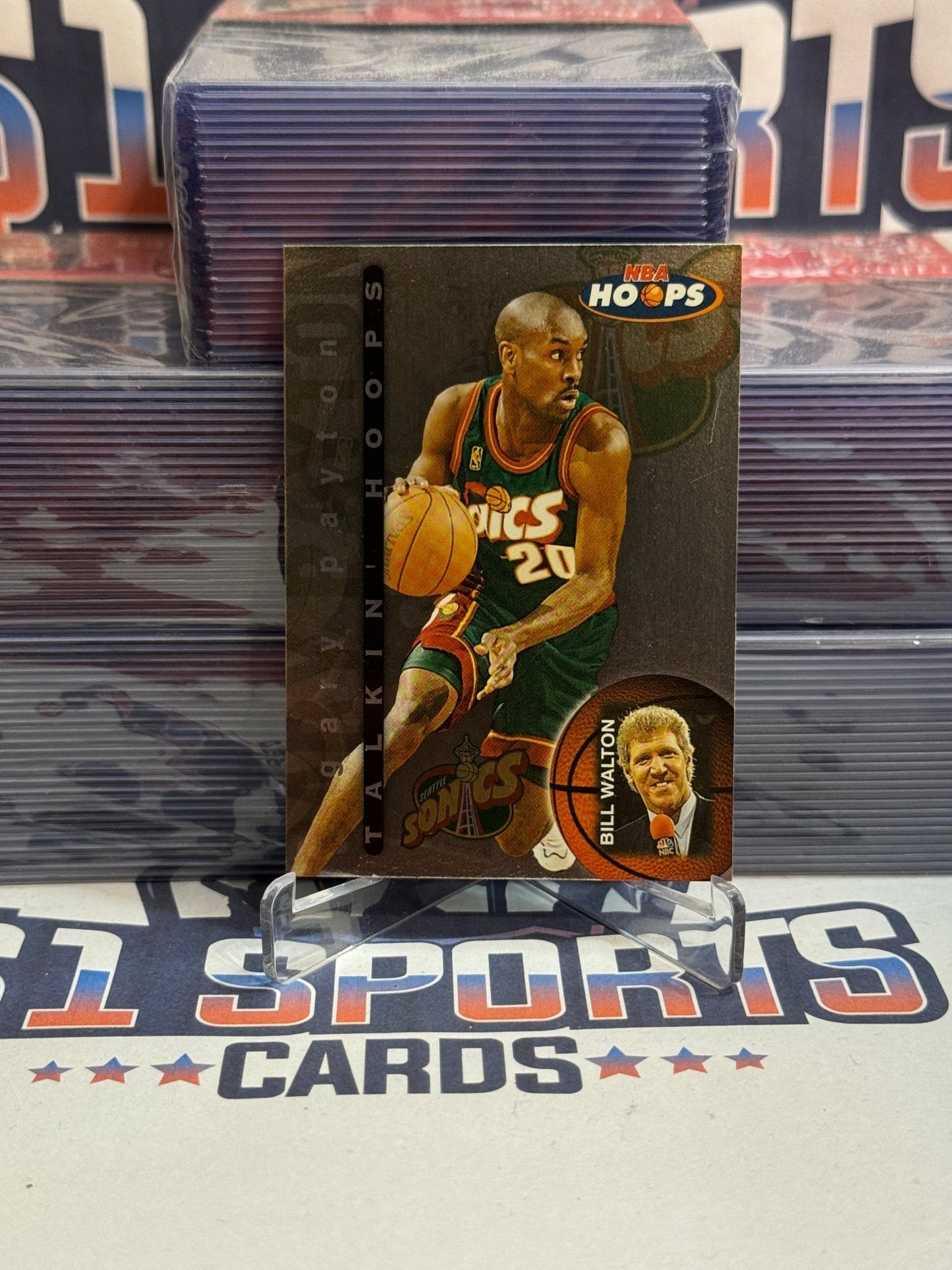 1997 NBA Hoops (Talkin' Hoops) Gary Payton #23