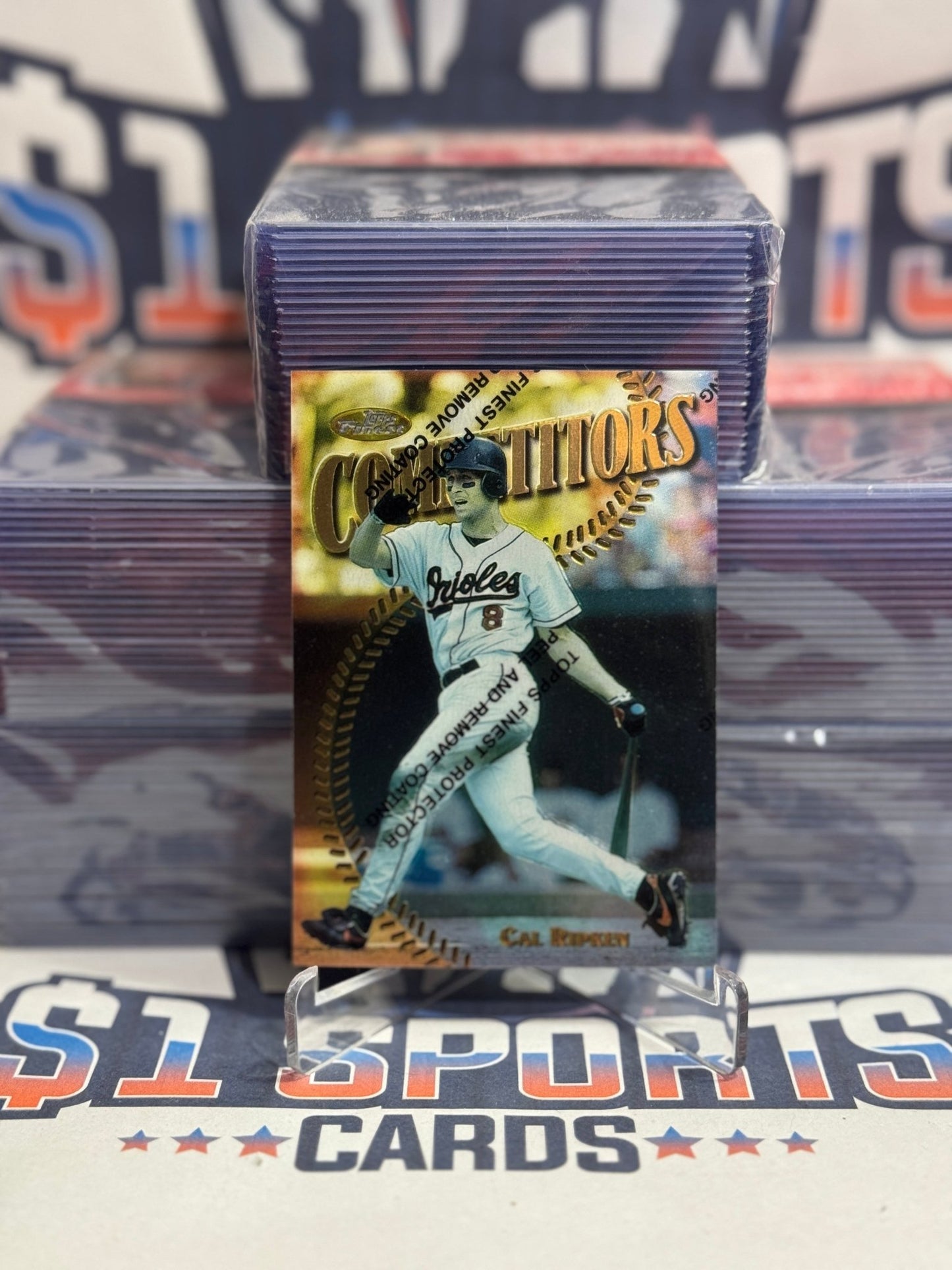 1997 Topps Finest (Competitors) Cal Ripken Jr. 252