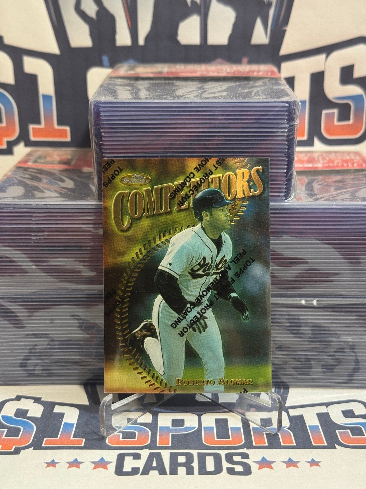 1997 Topps Finest (Competitors) Roberto Alomar 205