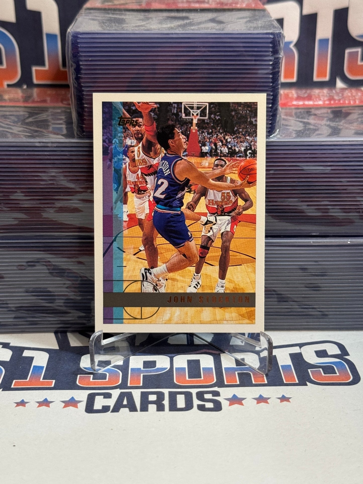 1997 Topps John Stockton #8