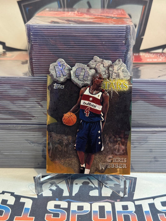 1997 Topps (Rock Stars Die Cut) Chris Webber #RS3