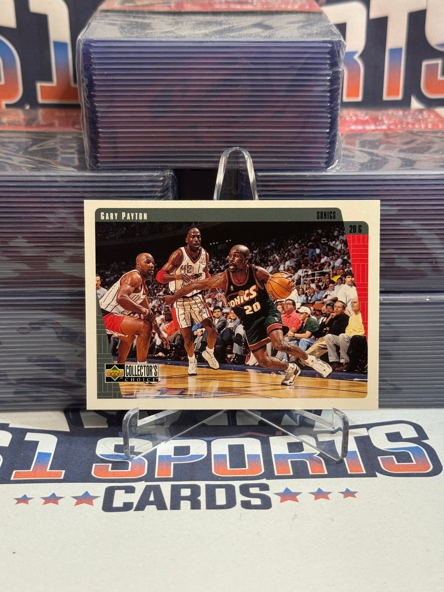 1997 Upper Deck Collector's Choice Gary Payton #330