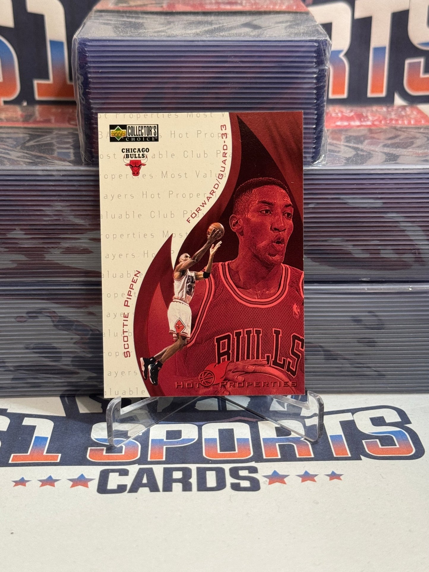 1997 Upper Deck Collector's Choice (Hot Properties) Scottie Pippen #359