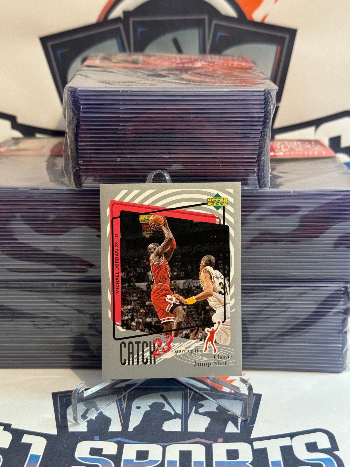 1997 Upper Deck Collector's Choice (International Sticker) Michael Jordan #MJ164