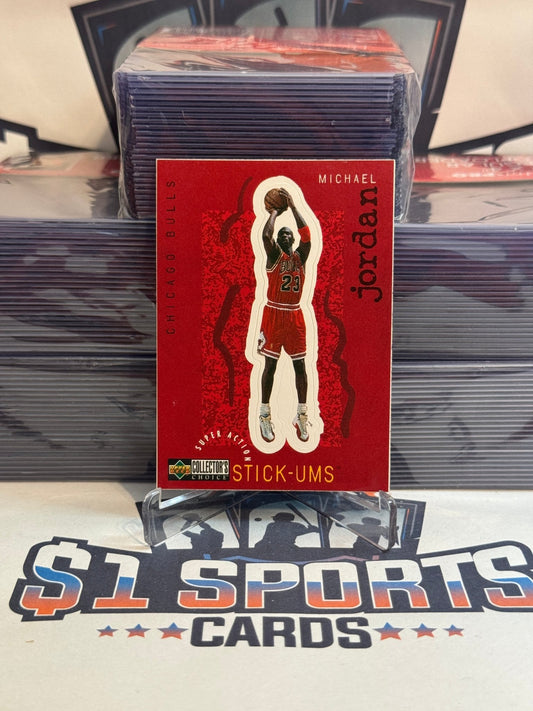 1997 Upper Deck Collector's Choice (Stick Um) Michael Jordan #S30