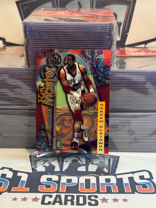 1998 Topps Chrome (Key Master) Hakeem Olajuwon #23