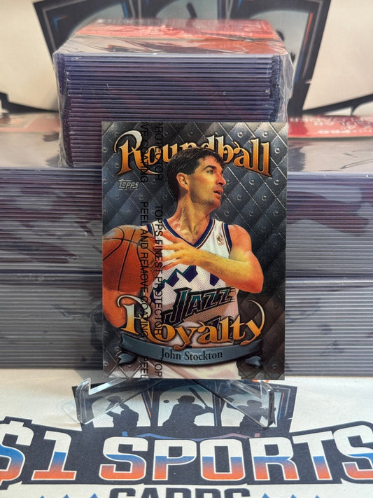 1998 Topps (Roundball Royalty) John Stockton #R11