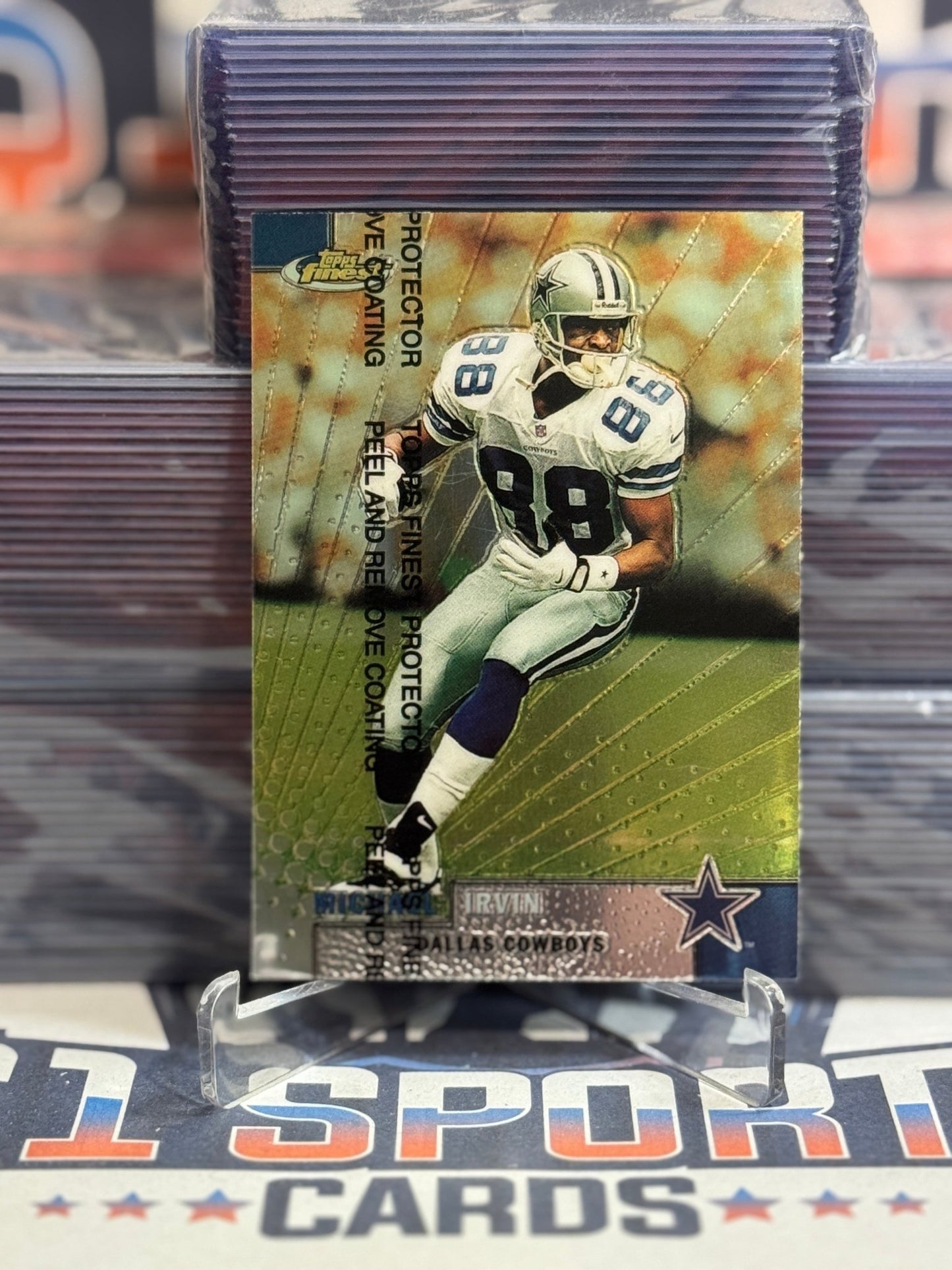 1999 Topps Finest Michael Irvin 39