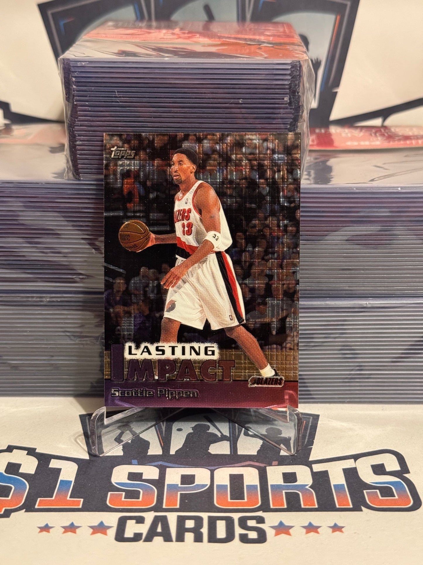 2000 Topps Chrome (Lasting Impact) Scottie Pippen #115