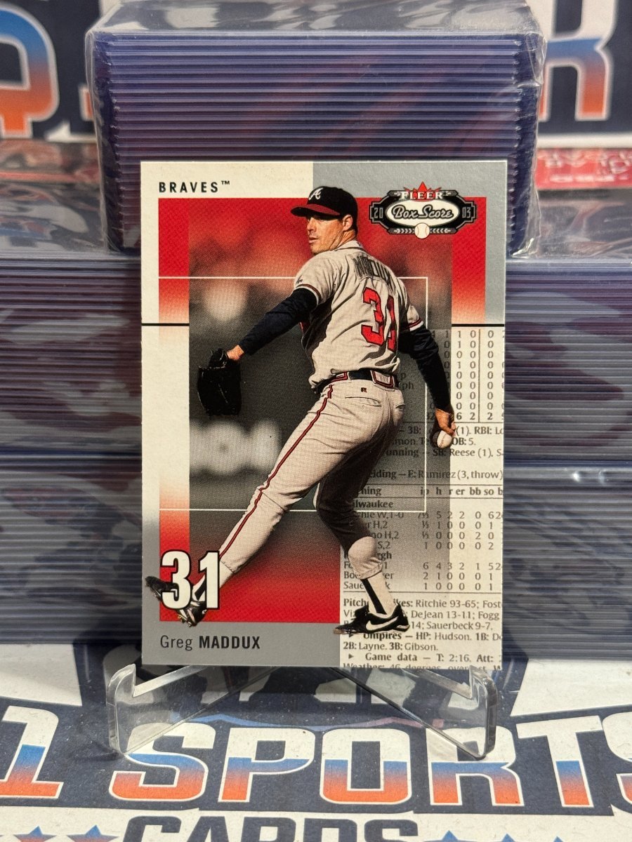 2003 Fleer Box Score Greg Maddux #29