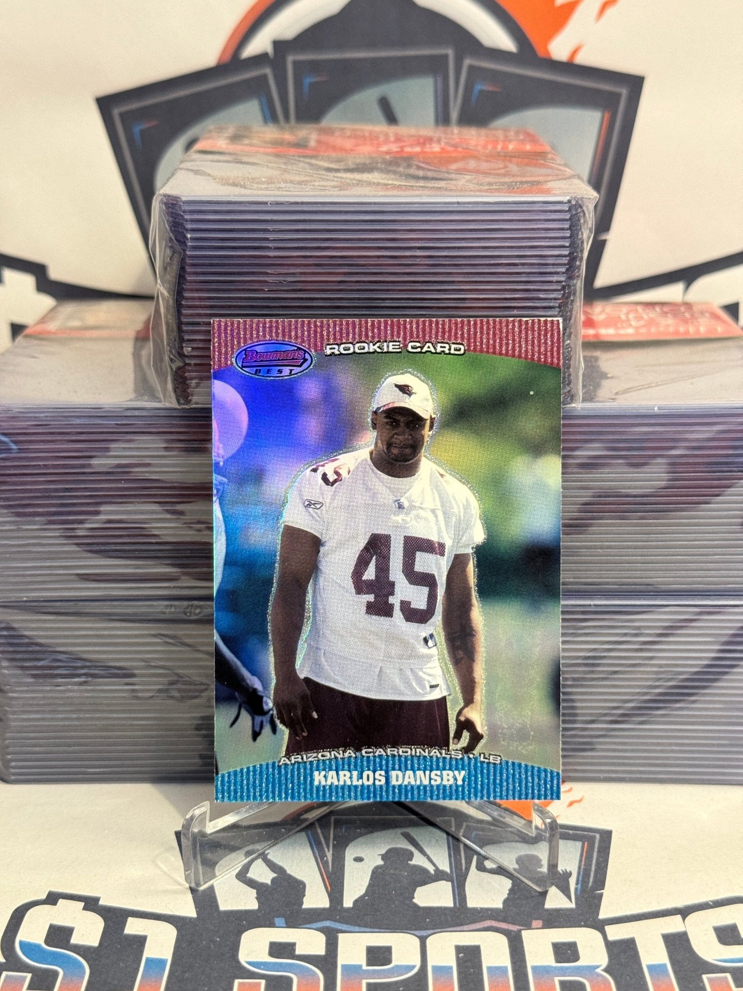 2004 Bowman Karlos Dansby Rookie #100