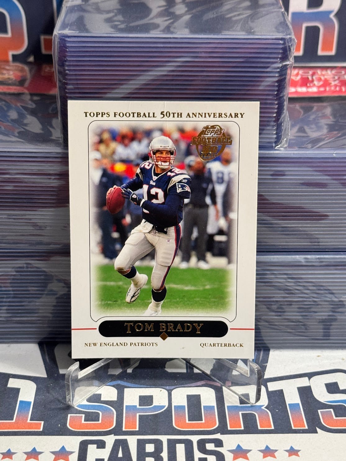 2005 Topps Tom Brady 10 (NM)