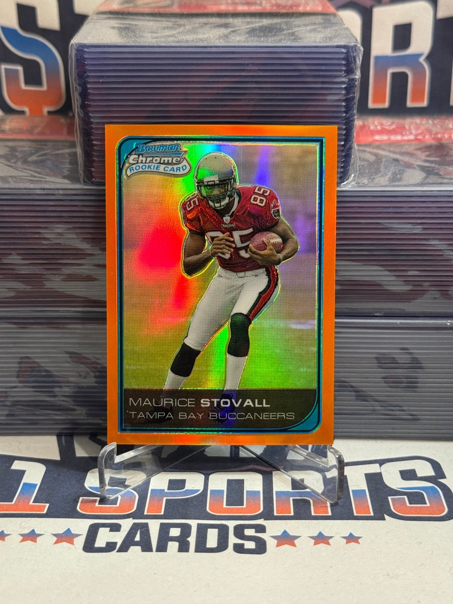 2006 Bowman Chrome (Orange Refractor 6/25) Maurice Stovall Rookie #261