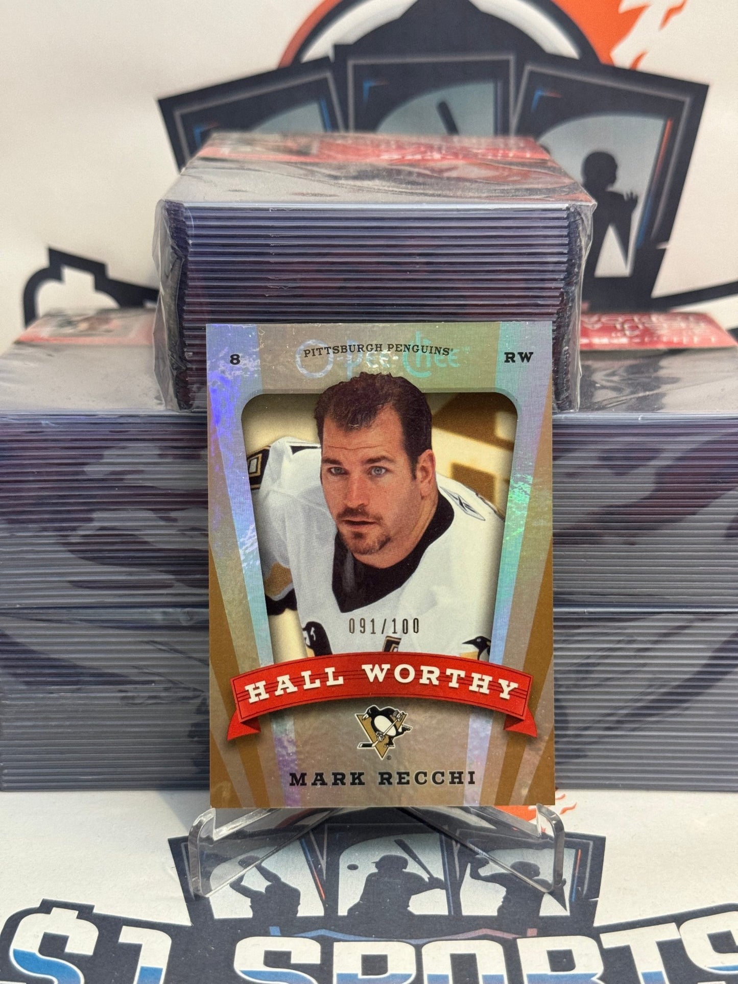 2006 O-Pee-Chee (Rainbow, Hall Worthy 91/100) Mark Recchi #666