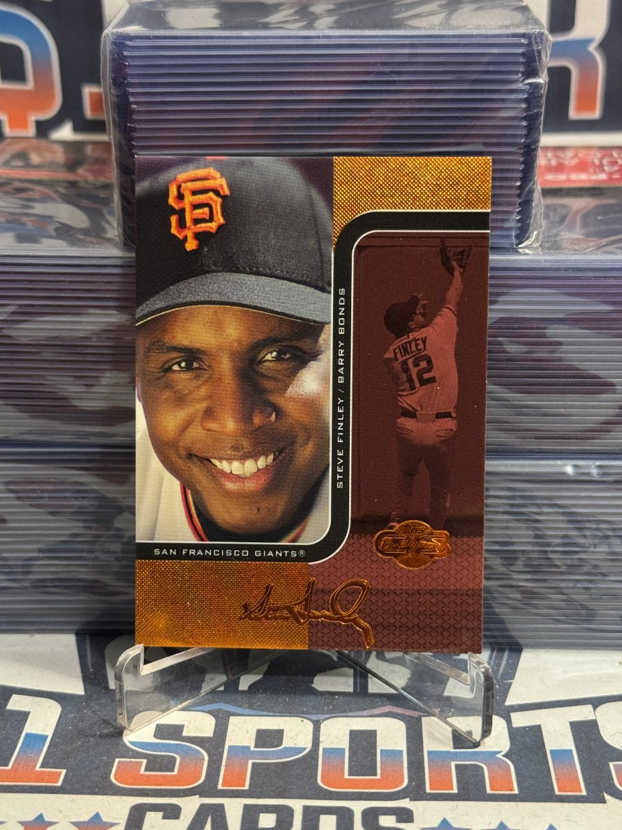 2006 Topps Co-Signers (Duo-Bronze 129/150) Barry Bonds & Steve Finley #100