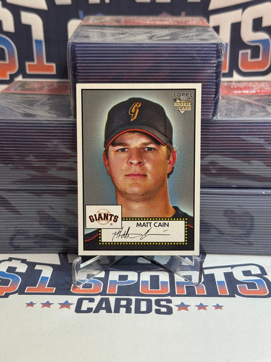 2007 Topps '52 Matt Cain Rookie #88