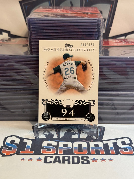 2007 Topps Milestones & Moments (19/150) Scott Kazmir #107