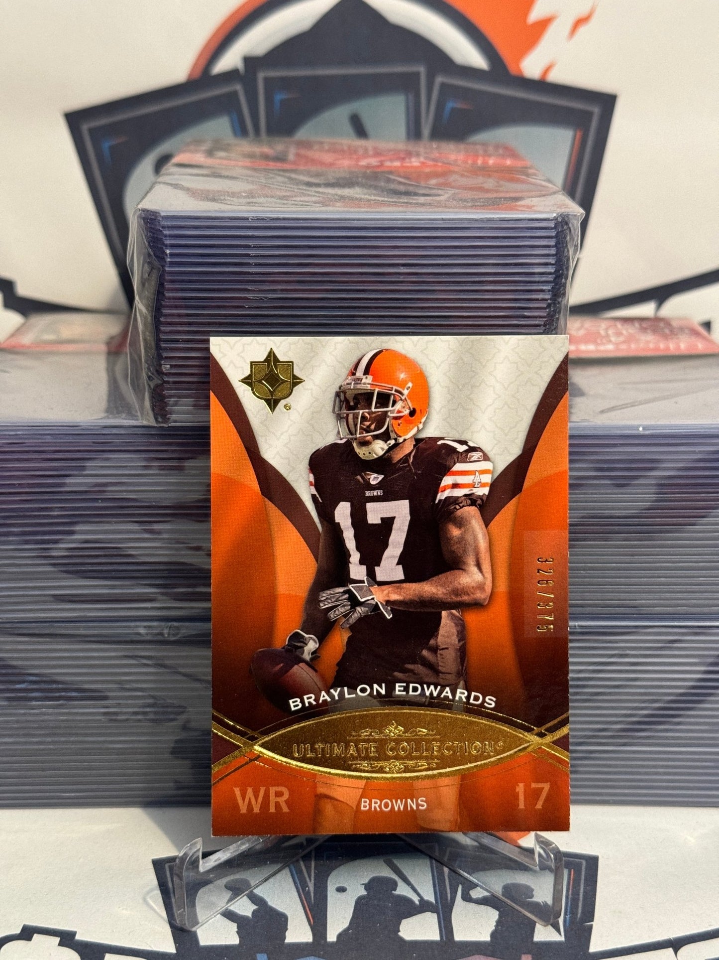 2009 Upper Deck Ultimate Collection (Bronze 326/375) Braylon Edwards #28