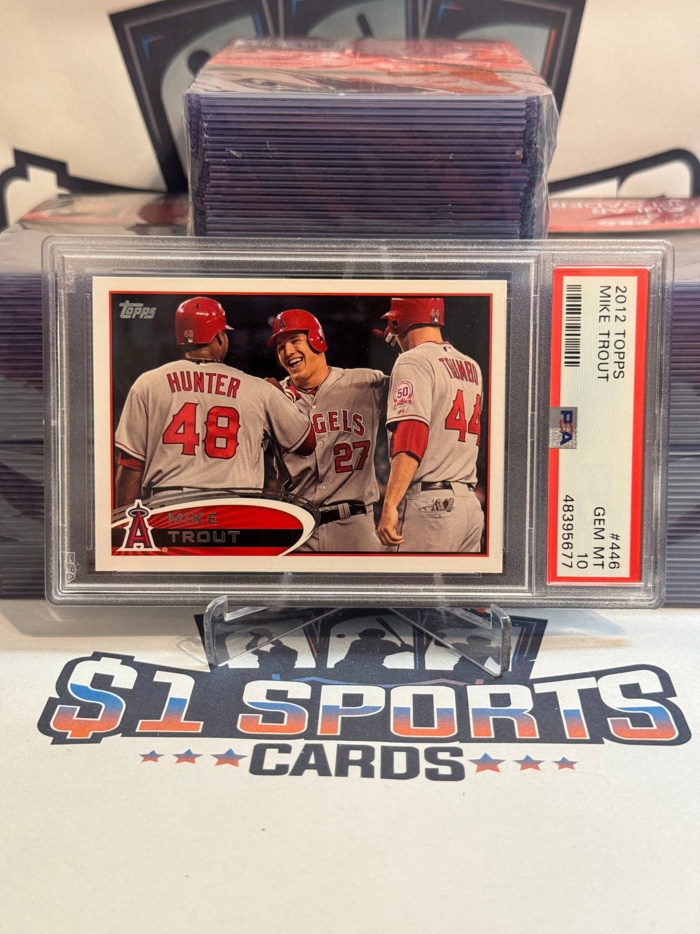 2012 Topps (2nd Year) Mike Trout #446 - PSA 10