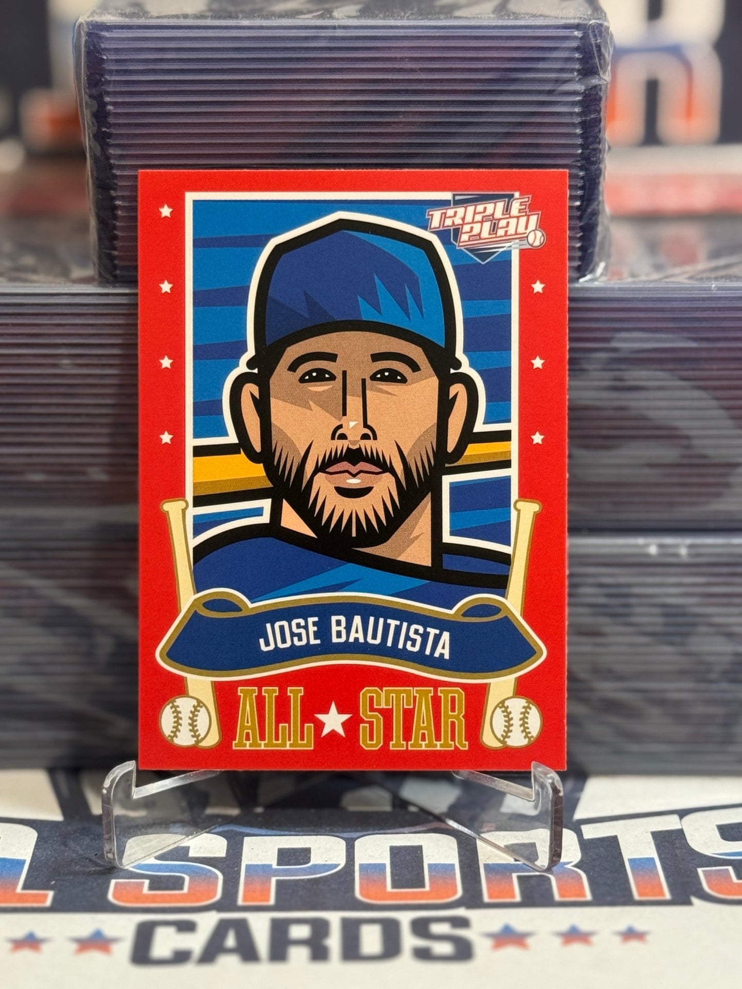 2013 Panini Triple Play Baseball (All - Star) Jose Bautista 19