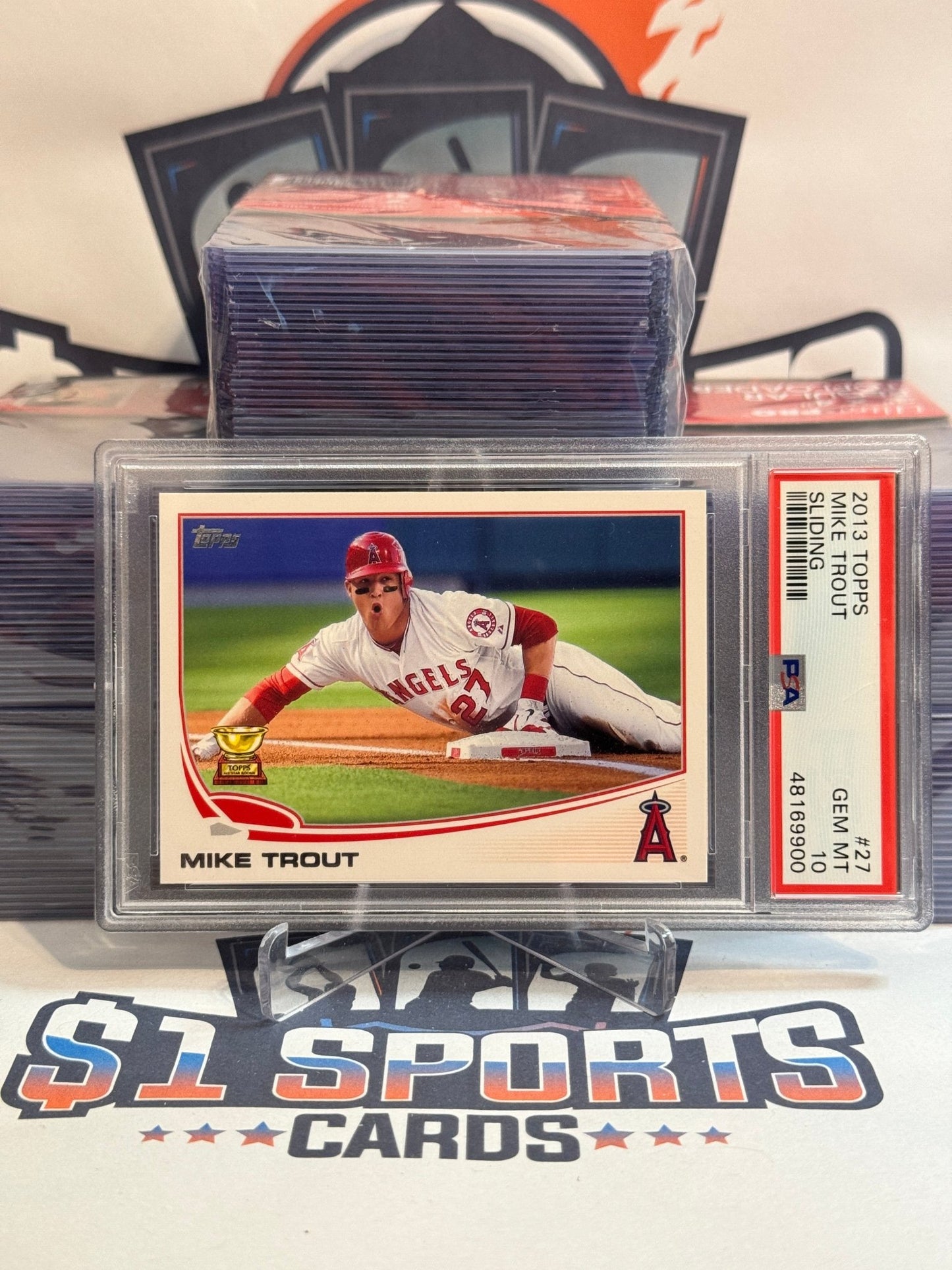 2013 Topps (Rookie Cup) Mike Trout #27 - PSA 10