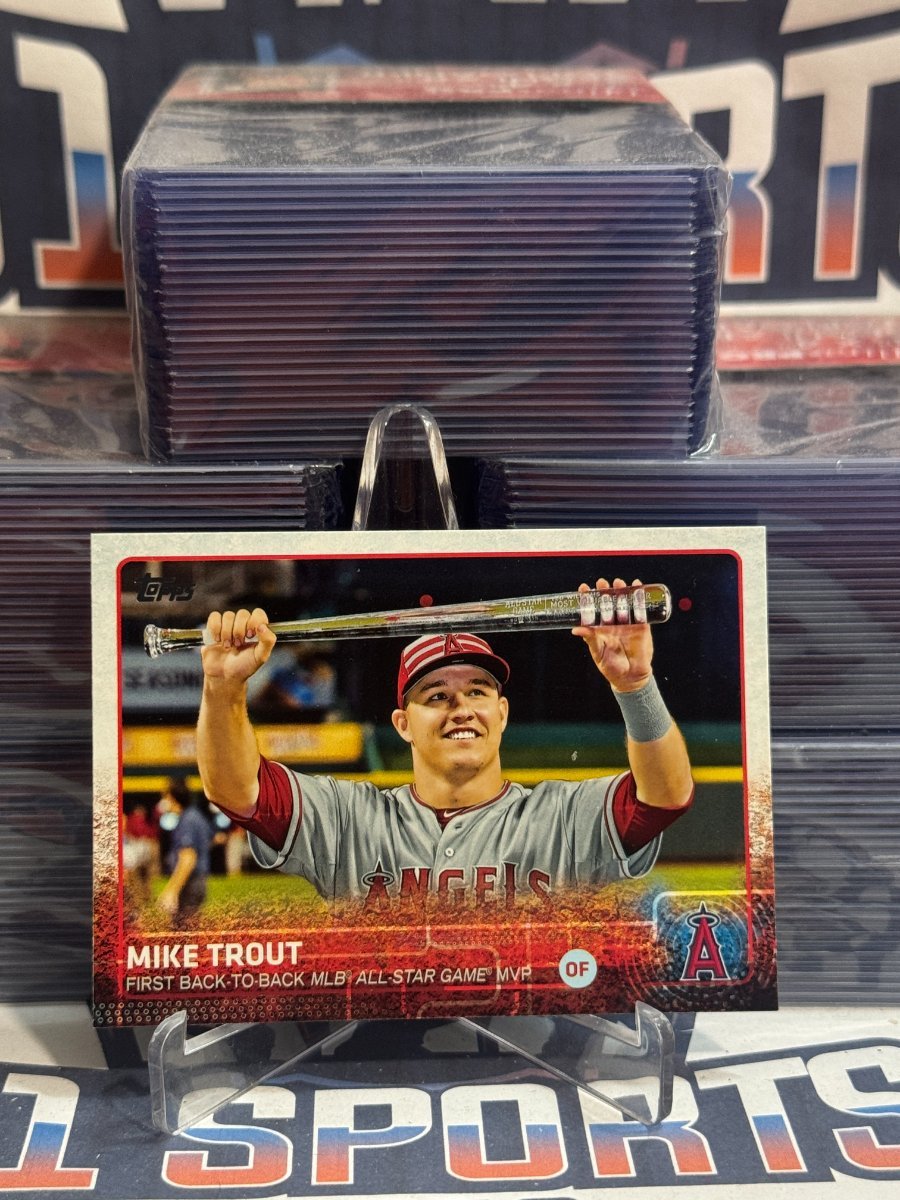 2015 Topps (First Back - to - Back MLB All - Star Game MVP) Mike Trout US277