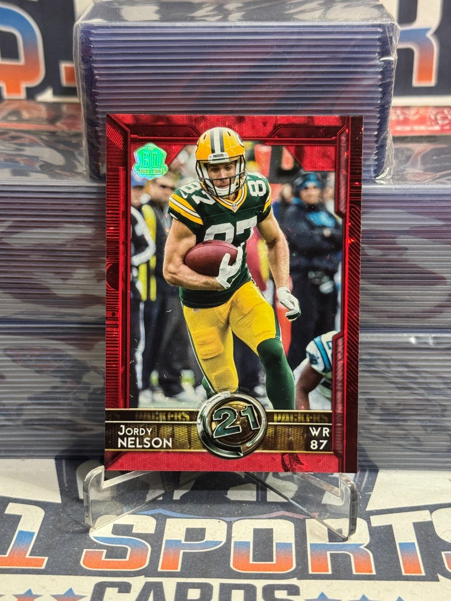 2015 Topps (Red Ice 54/60) Jordy Nelson #371