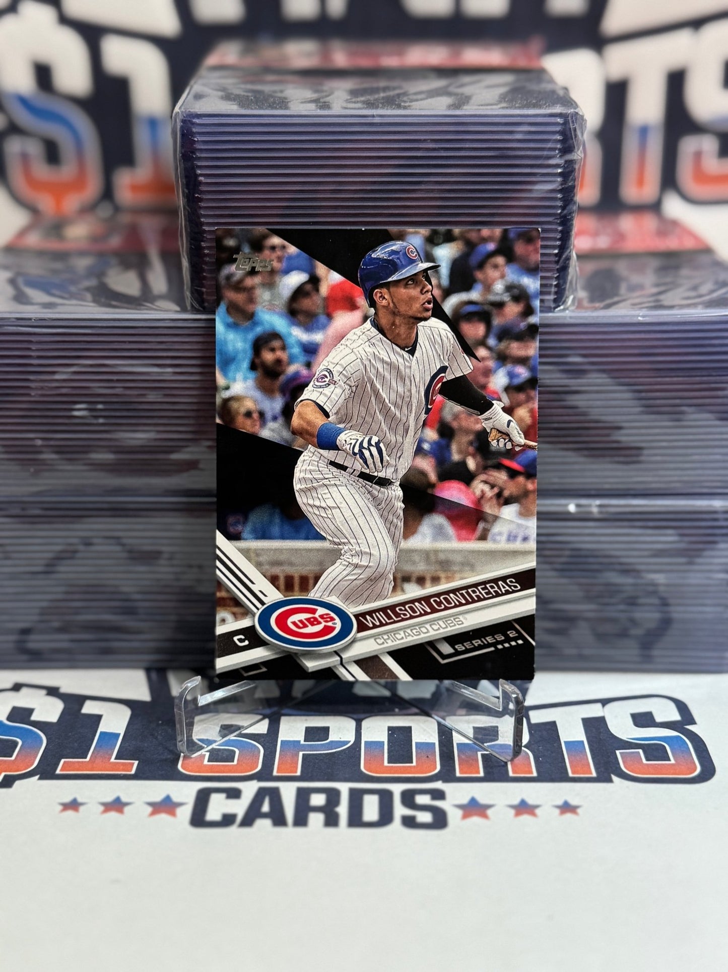 2017 Topps (Black 33/66) Willson Contreras #502