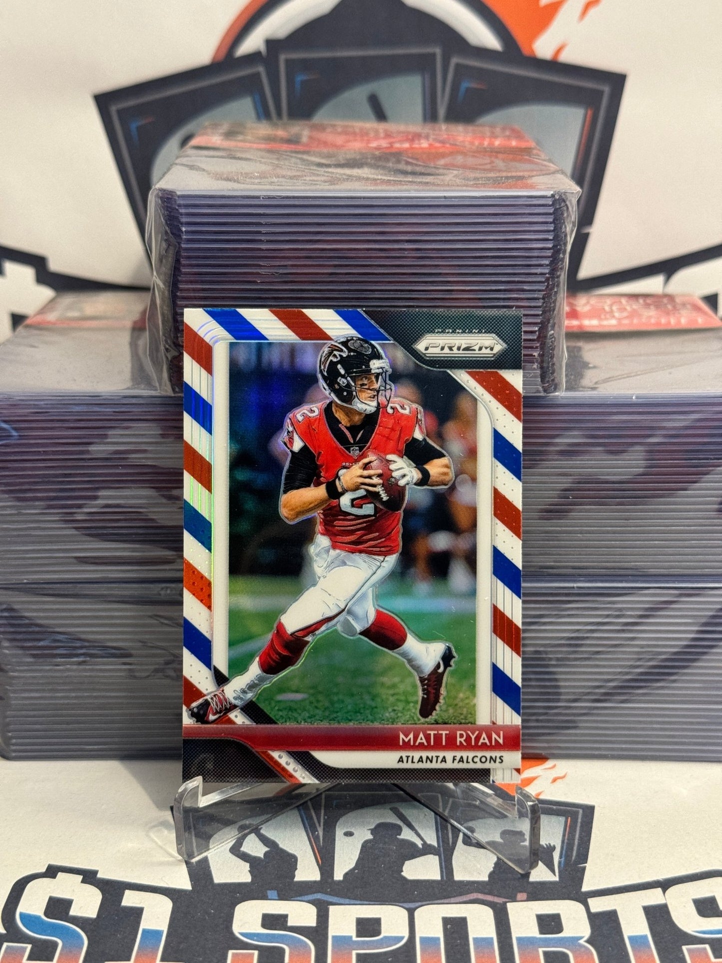 2018 Panini Prizm (Red White Blue Prizm) Matt Ryan #188