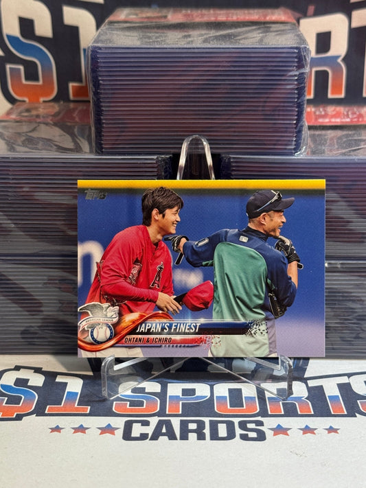 2018 Topps Update Shohei Ohtani & Ichiro Suzuki US153