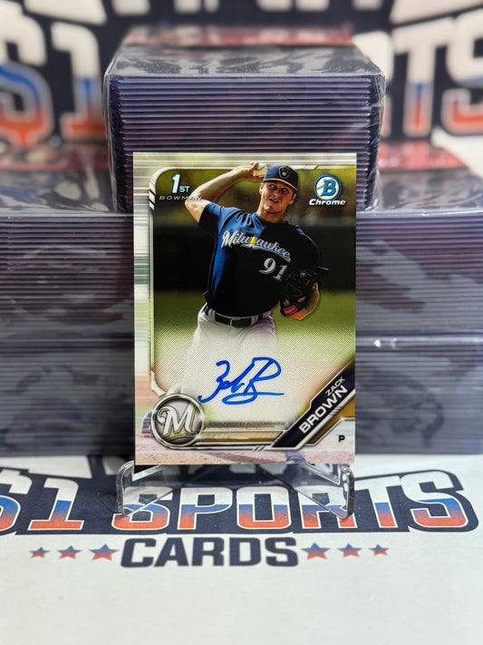 2019 Bowman Chrome Prospects (1st Bowman Auto) Zack Brown #CPA - ZB