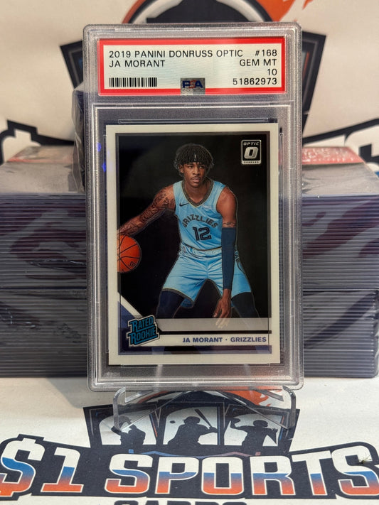 2019 Donruss Optic (Rated Rookie) Ja Morant #168 - PSA 10