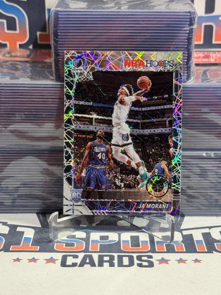 2019 Hoops Premium Stock (Silver Laser Prizm) Ja Morant Rookie 259