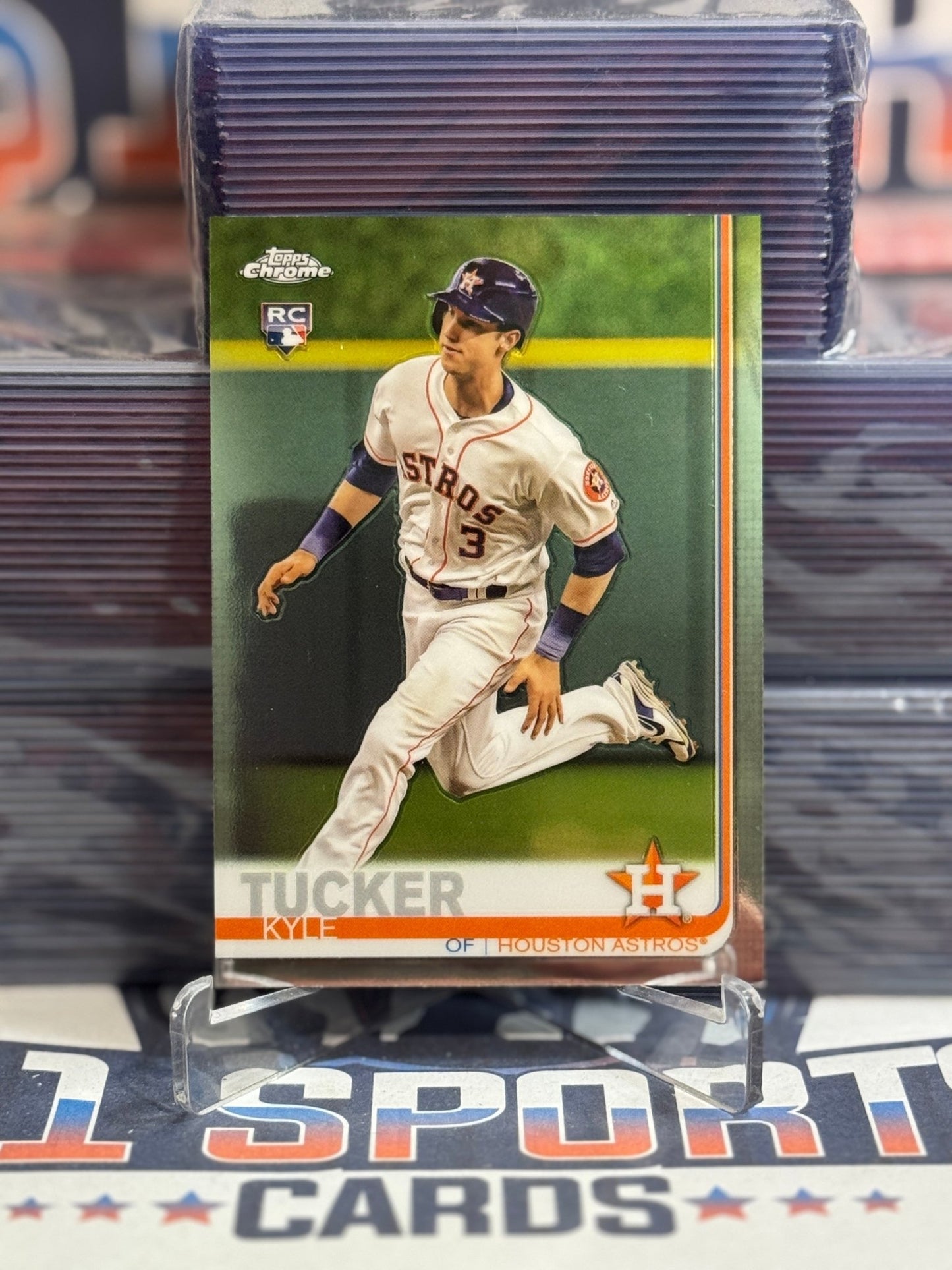 2019 Topps Chrome Kyle Tucker Rookie 60
