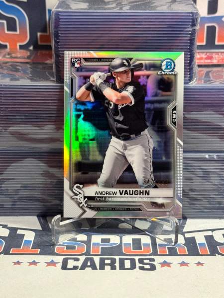 2020 Bowman Chrome (Refractor 347/499) Andrew Vaughn Rookie 5