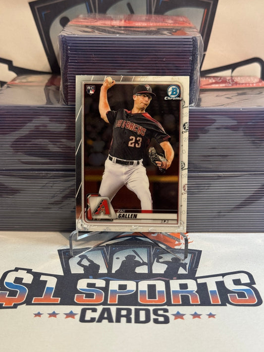 2020 Bowman Chrome Zac Gallen Rookie #81