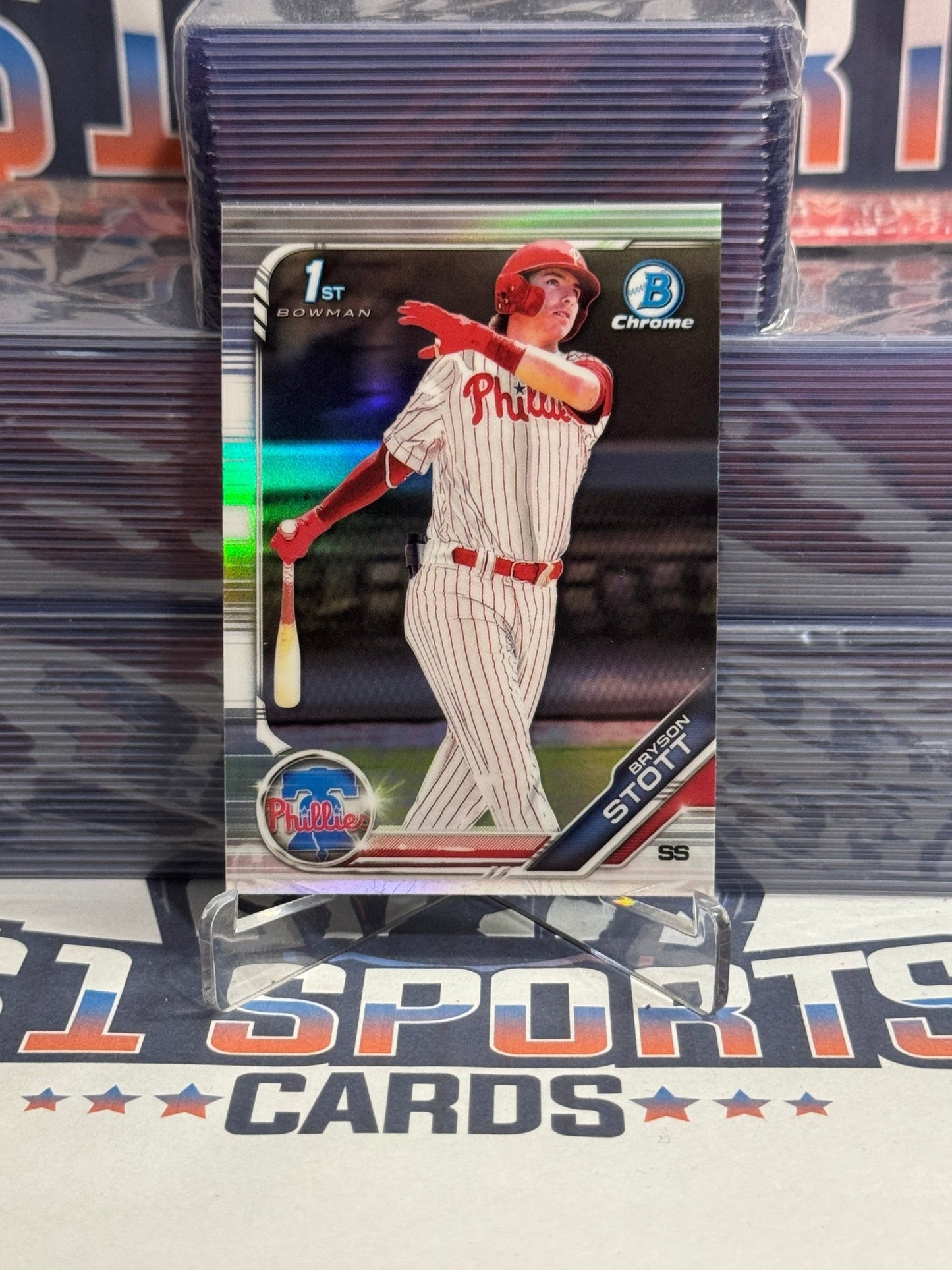 2020 Bowman Draft Chrome (Refractor, 1st Bowman) Bryson Stott BDC - 79