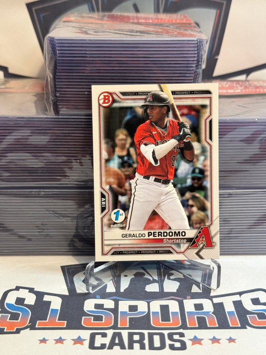 2020 Bowman First Edition Gealdo Perdomo #BFE - 109