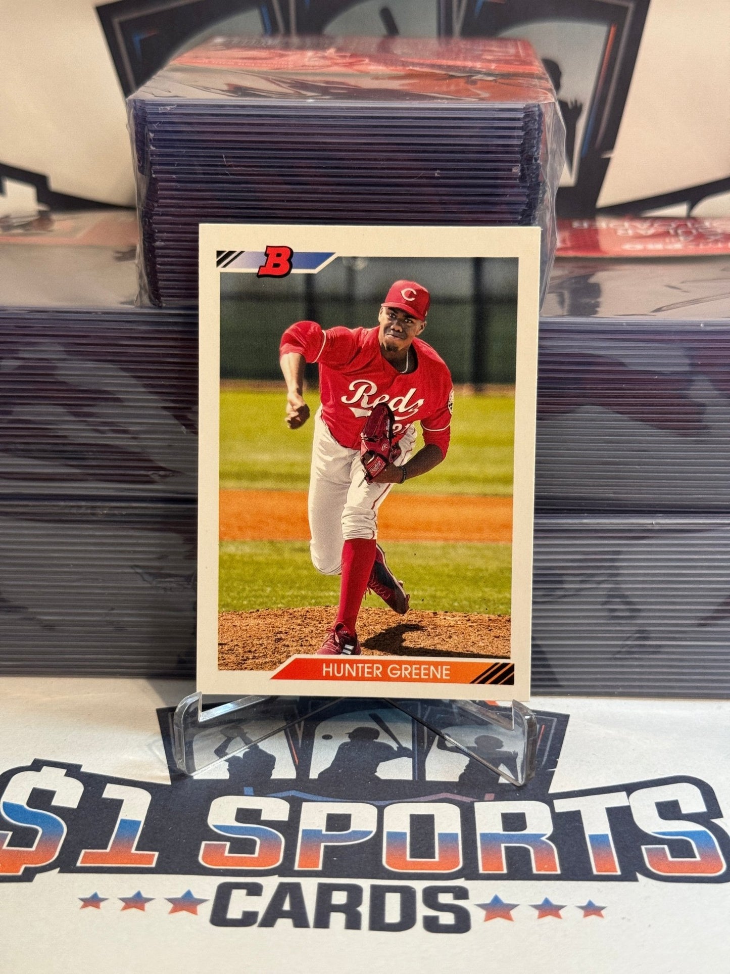 2020 Bowman Heritage Prospects Hunter Greene #BHP - 47