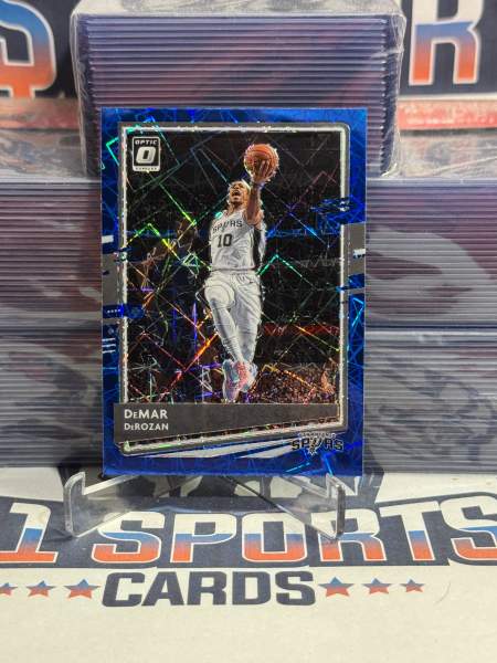 2020 Donruss Optic (Blue Velocity Prizm) DeMar DeRozan 36