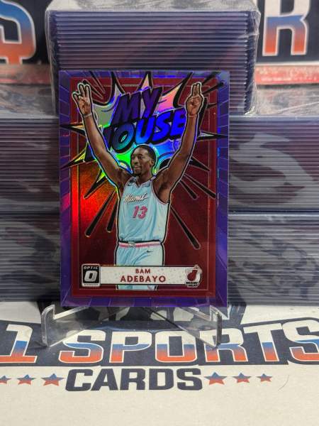 2020 Donruss Optic (Purple Prizm, My House!) Bam Adebayo 16