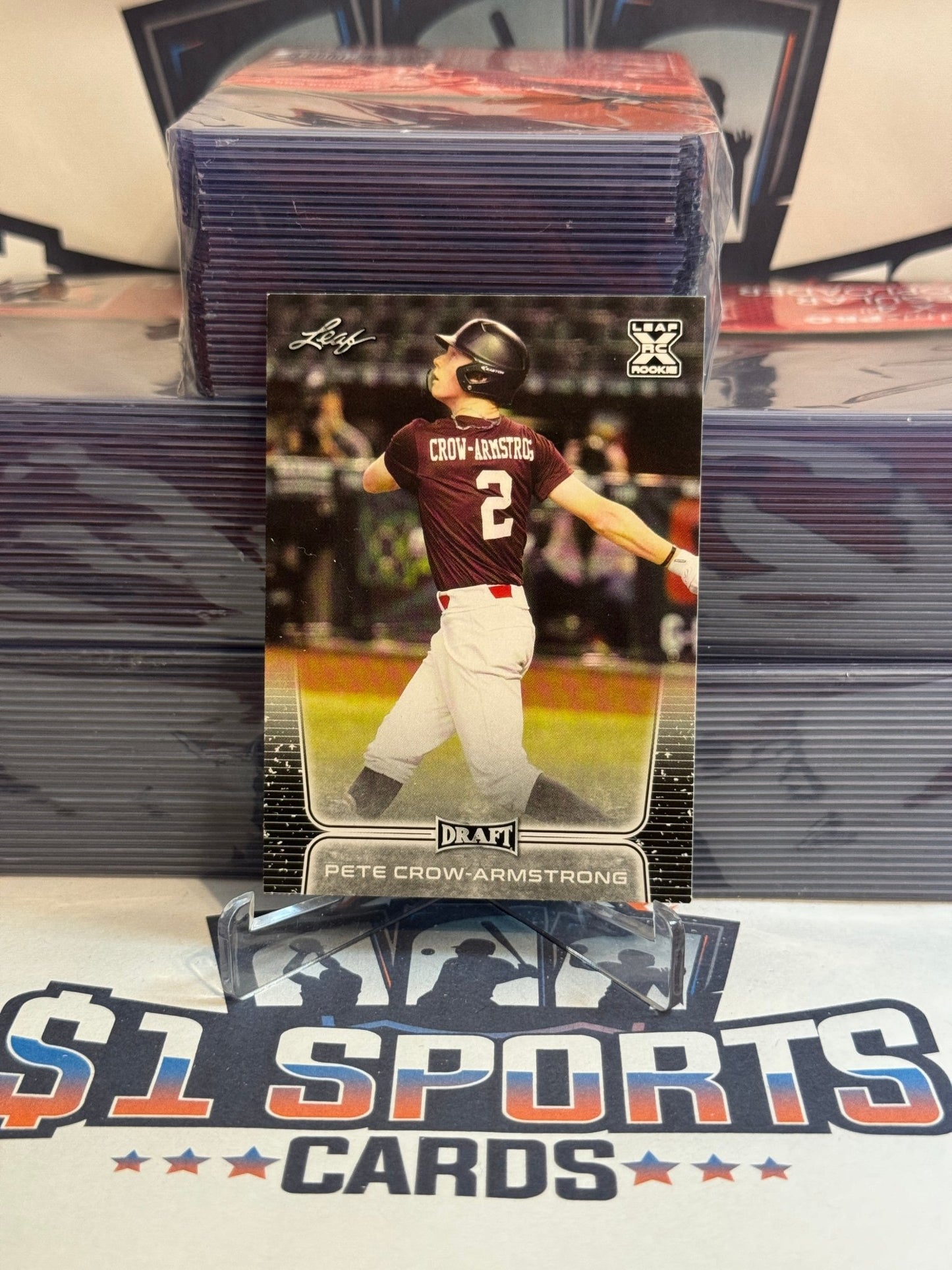 2020 Leaf Draft Pete Crow - Armstrong Rookie #41