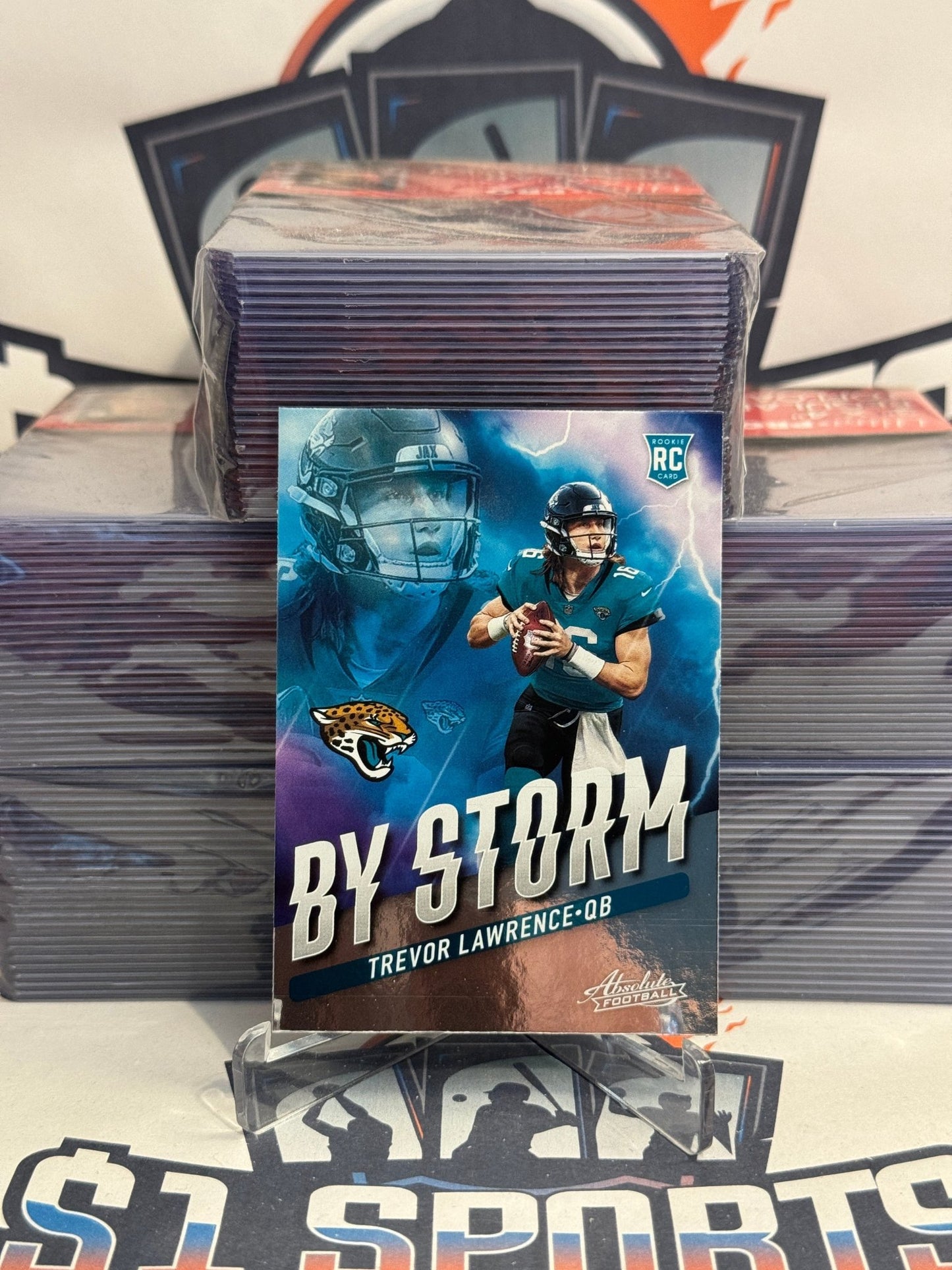 2020 Panini Absolute (By Storm) Trevor Lawrence Rookie #BST-1