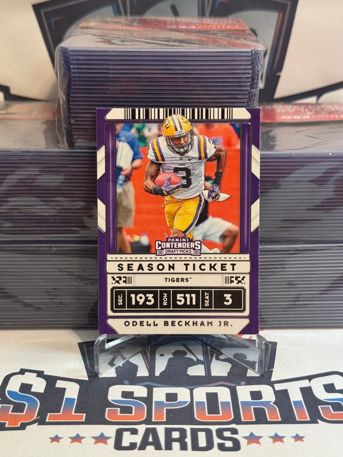 2020 Panini Contenders Draft Picks (Season Ticket) Odell Beckham Jr. #78