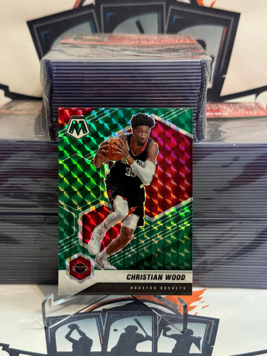 2020 Panini Mosaic (Green Prizm) Christian Wood #165