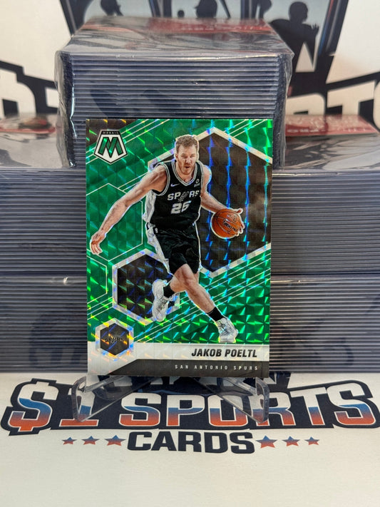 2020 Panini Mosaic (Green Prizm) Jakob Poeltl #189