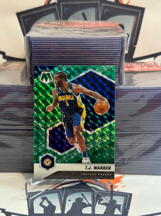 2020 Panini Mosaic (Green Prizm) T.J. Warren #23