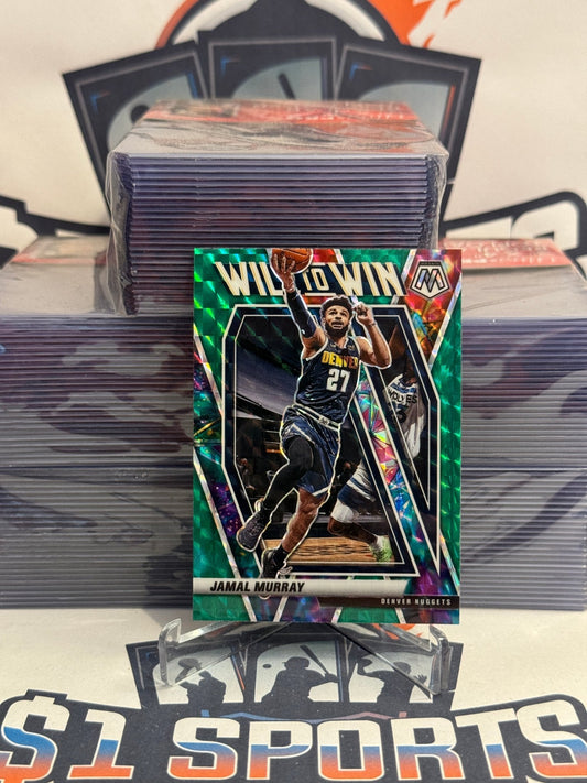 2020 Panini Mosaic (Green Prizm, Will to Win) Jamal Murray #7