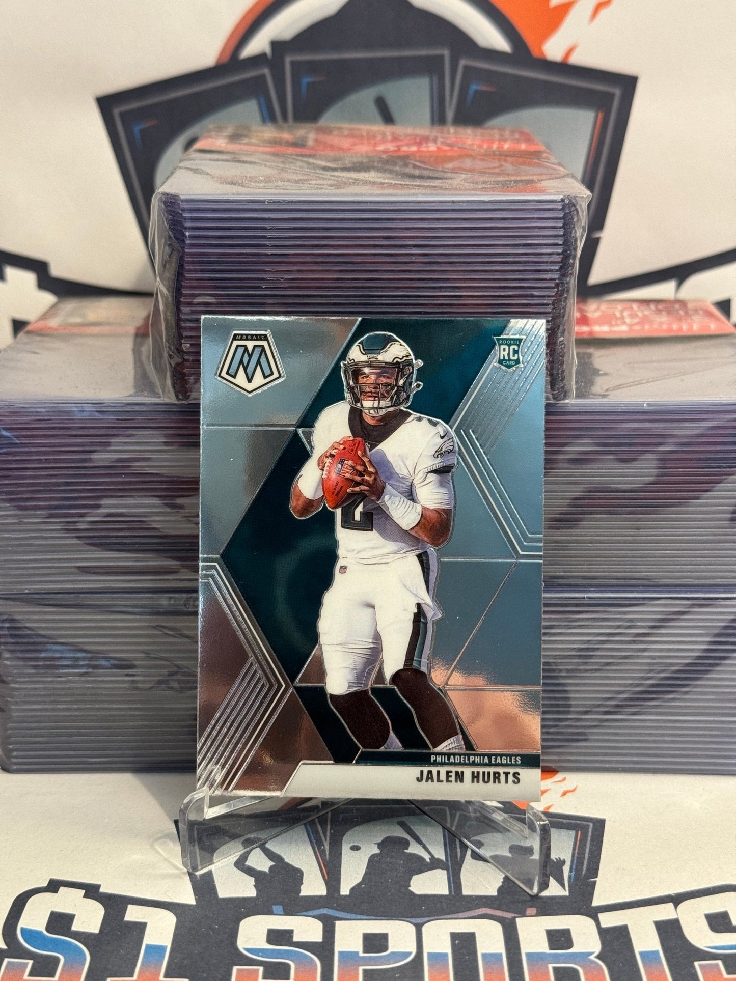 2020 Panini Mosaic Jalen Hurts Rookie #222