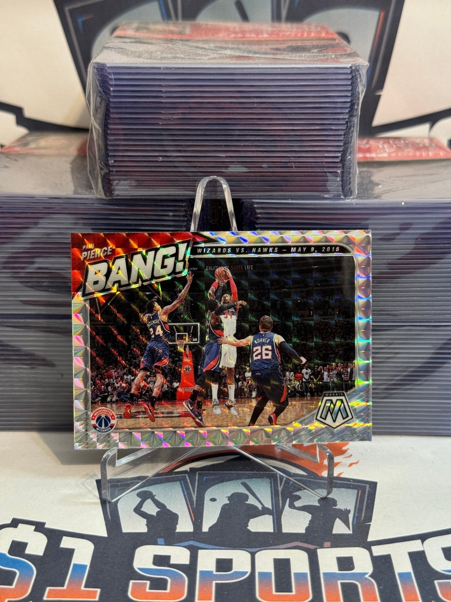 2020 Panini Mosaic (Mosaic Prizm, Bang!) Paul Pierce #10